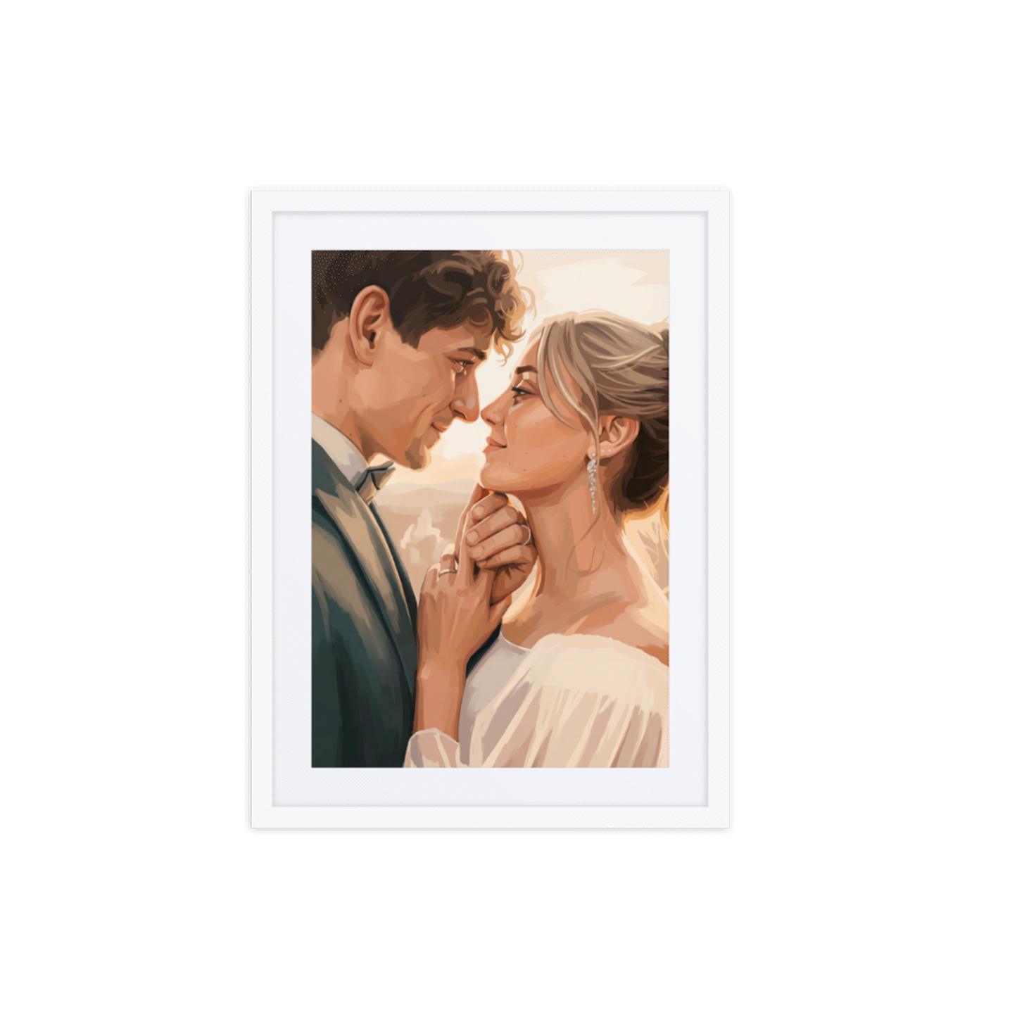 Custom Editorial Portrait — Framed Print