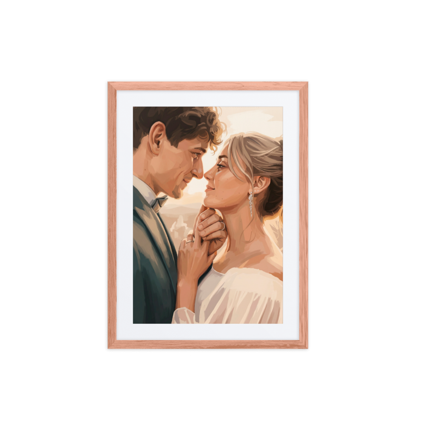 Custom Editorial Portrait — Framed Print